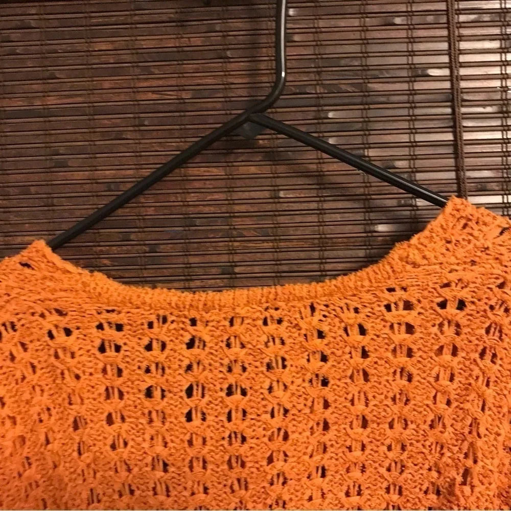 Free People Knitted Cropped Sweater